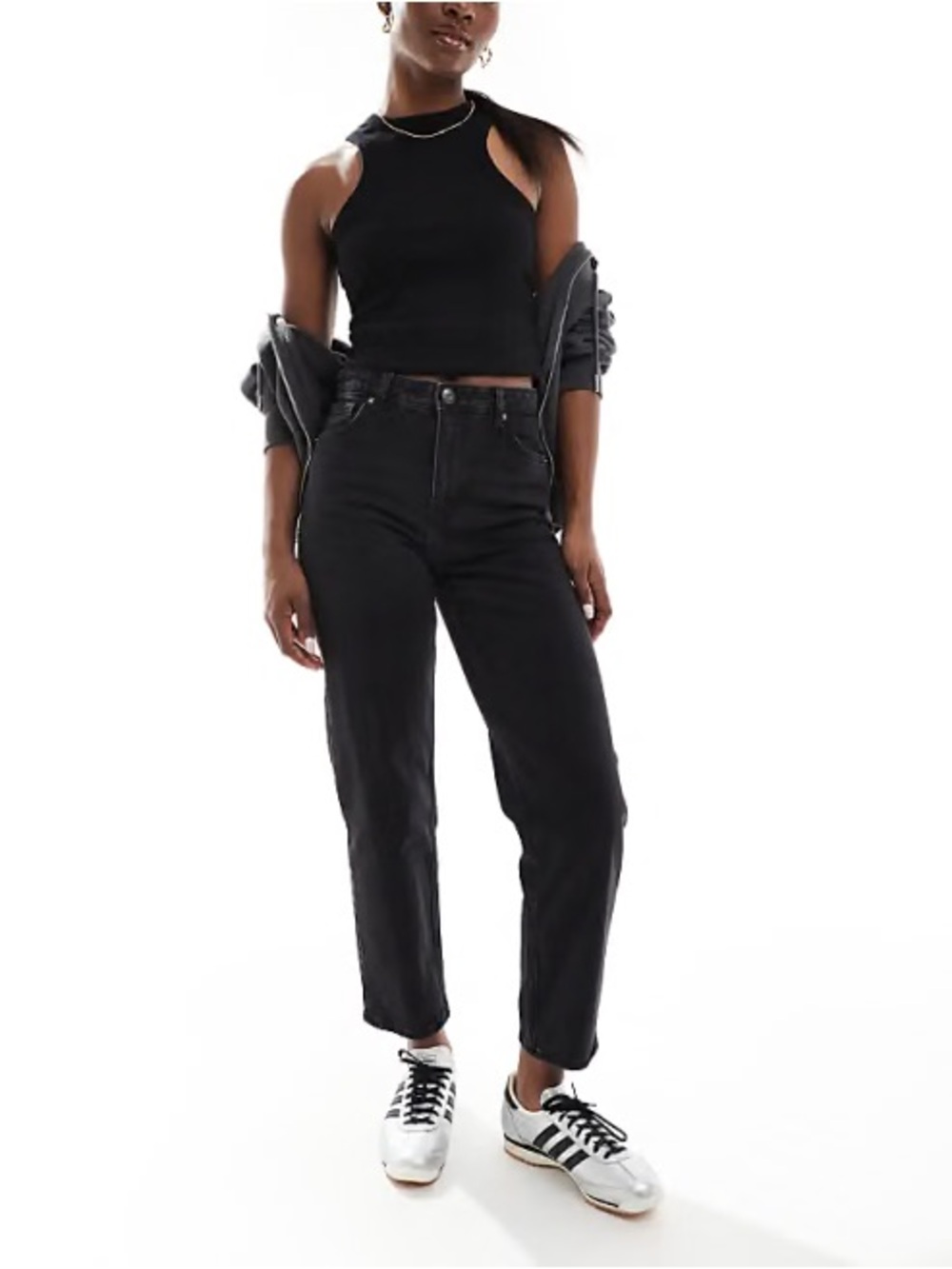 Bershka Black Mom Jeans